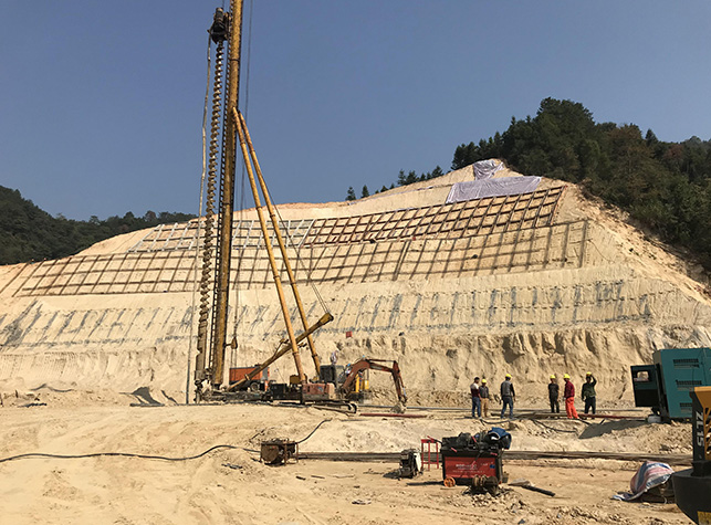 宜春市四方井水利樞紐工程安置房、公建復建用房、管理房EPC項目邊坡支護工程